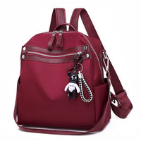 All-Match Oxford Cloth Bag Simple Canvas Travel Backpack