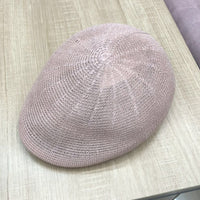 NET hat summer Beret men's mesh cap British casual Sun Hat Women's straw hat
