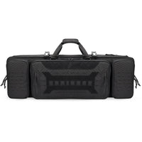 VOTAGOO Double Rifle Case Gun Bag, Safely Long-Barrel Firearm Transportation Cases Locks, All-Weather Soft Tactical Range Bag Ackpack For Shotgun Spacious Heavy Duty