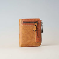 Men's Multi-functional Short Zipper Wallet