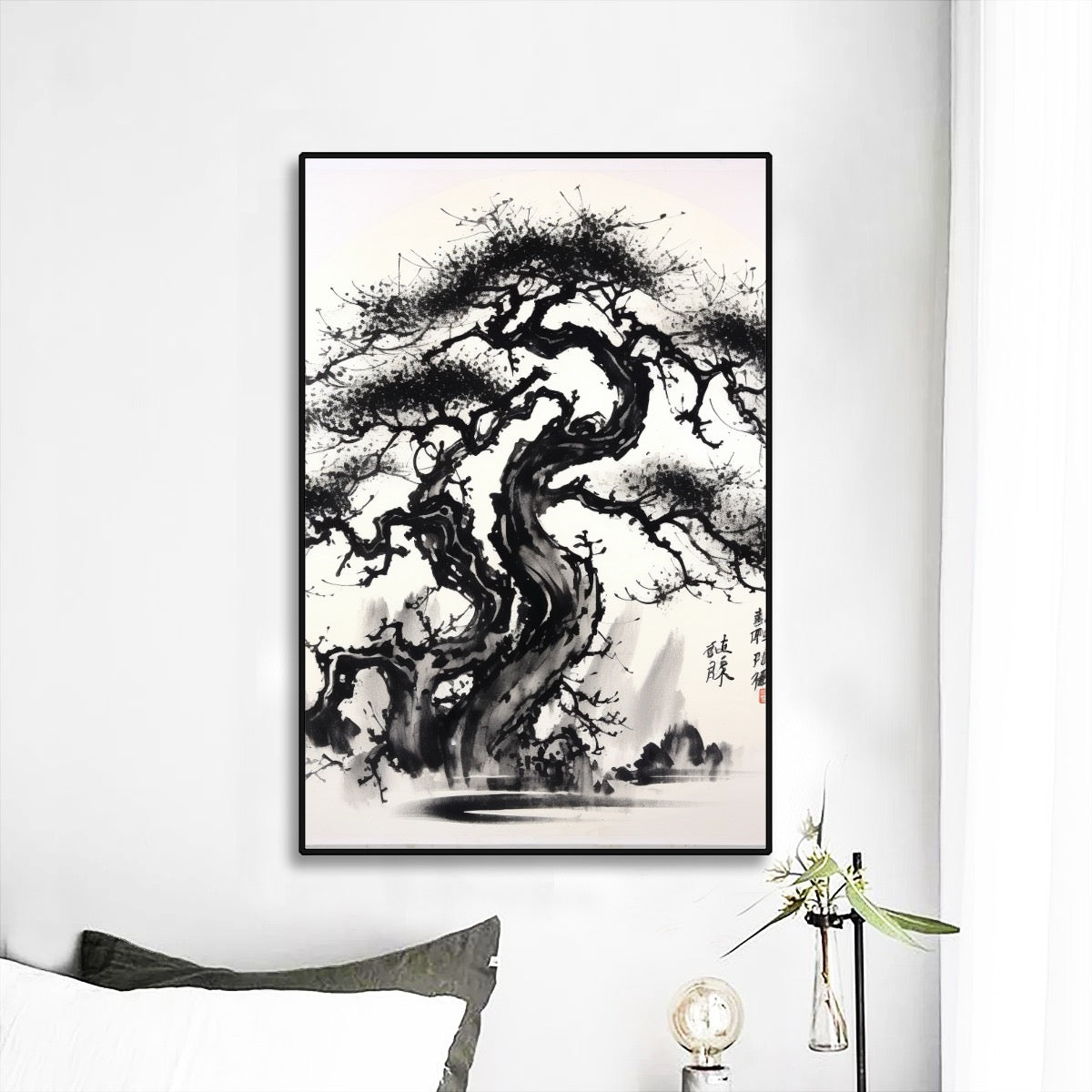 Black Frame Mural