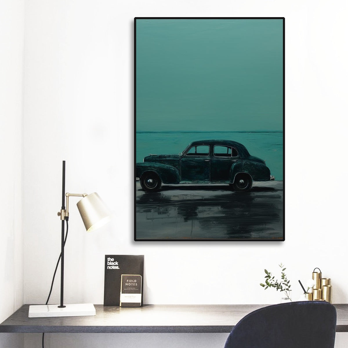 Black Frame Mural