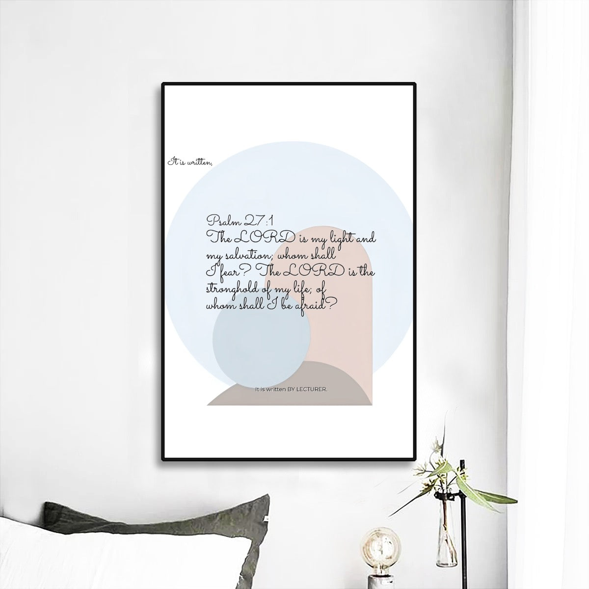 Black Frame Mural