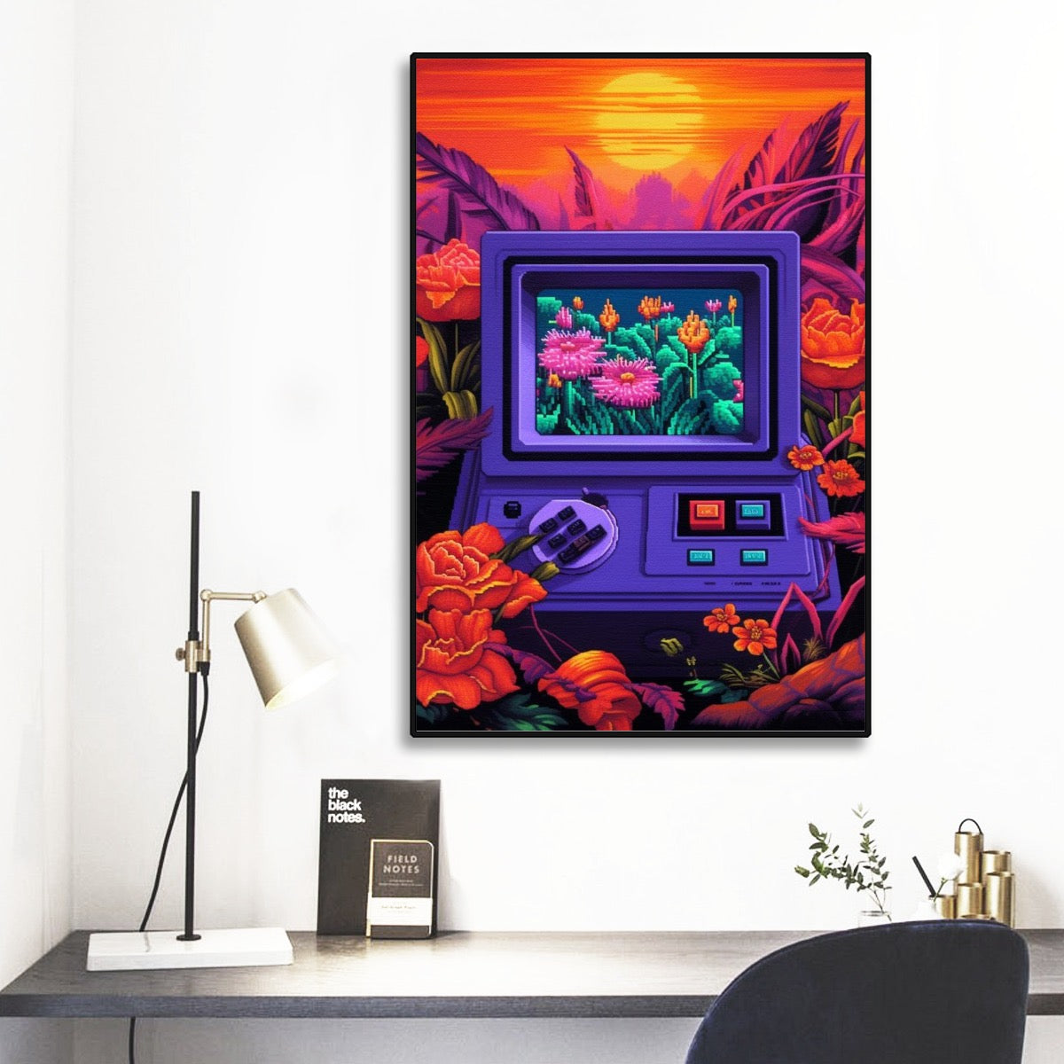 Black Frame Mural