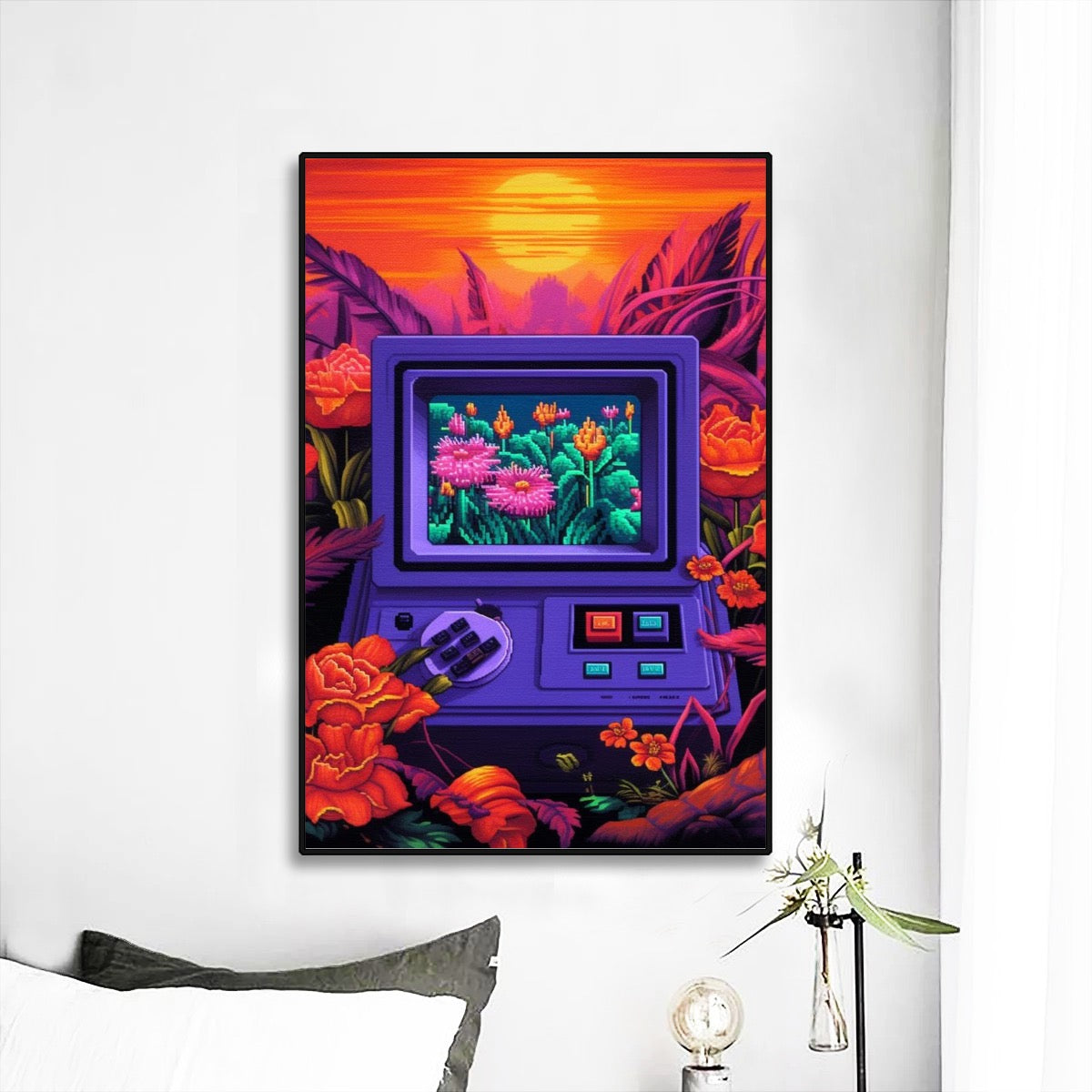Black Frame Mural