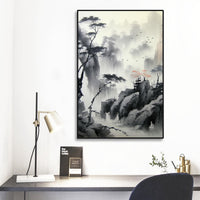 Black Frame Mural