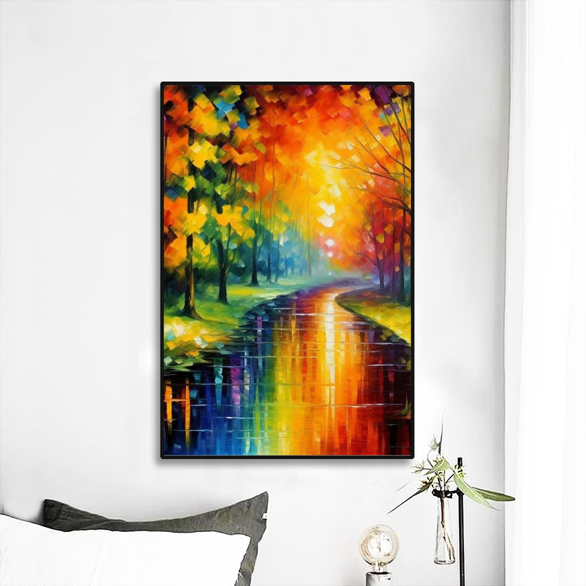 Black Frame Mural