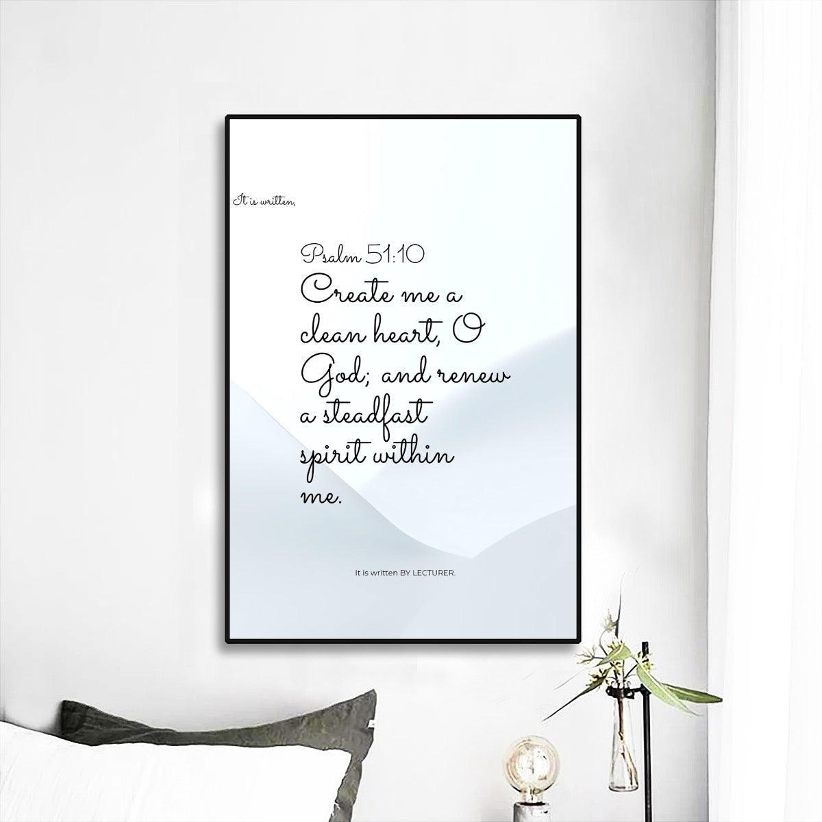 Black Frame Mural