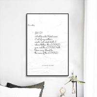 Black Frame Mural