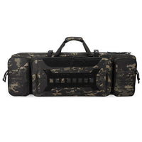 VOTAGOO Double Rifle Case Gun Bag, Safely Long-Barrel Firearm Transportation Cases Locks, All-Weather Soft Tactical Range Bag Ackpack For Shotgun Spacious Heavy Duty