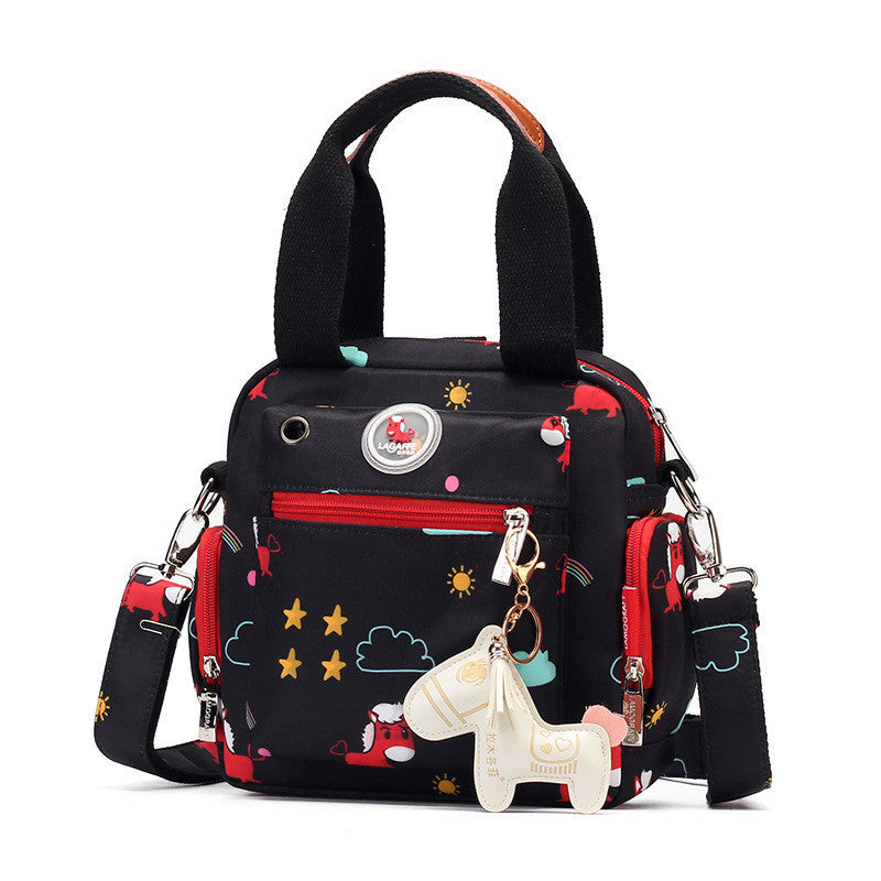 Canvas One-shoulder Messenger Women's Bag Casual Multifunctional Backpack