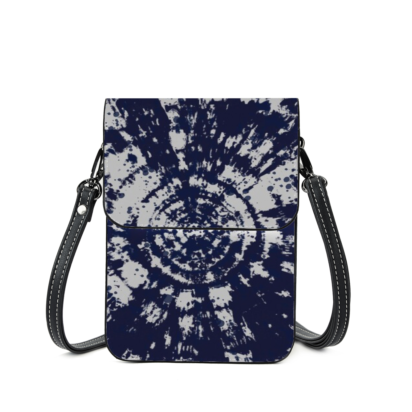 All-Over Print Leather Phone Bag