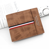 Large Capacity Tri-fold Bag Coin Bag Card Slots ID Card Wallet