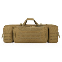 VOTAGOO Double Rifle Case Gun Bag, Safely Long-Barrel Firearm Transportation Cases Locks, All-Weather Soft Tactical Range Bag Ackpack For Shotgun Spacious Heavy Duty