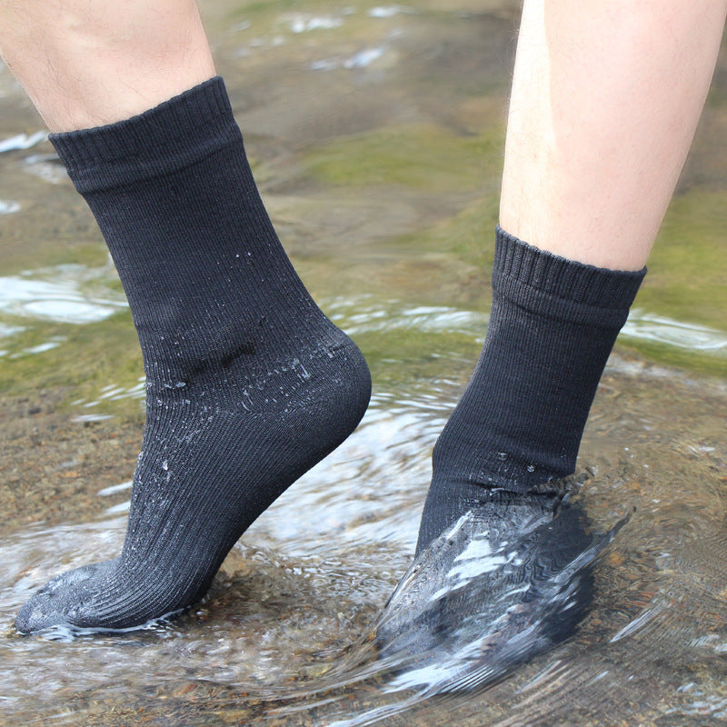 Outdoor Ski Wading Waterproof Men's And Women's Socks Breathable