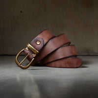 Belt First Layer Pure Cattlehide Men's Casual Jeans Belt