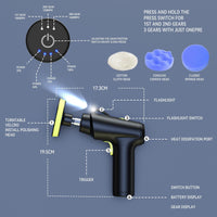 Car Polisher CP01 One Pack Of Multiple Heads To Choose From To Easily Polish Your Car