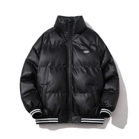 Men's Stand Collar Loose Solid Color Cotton Coat