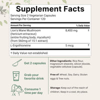 Lion Mane Capsule Refined Sulfur Phosphorus