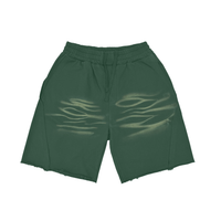 Heavyweight Vintage Washed Tiger Stripes Short Pants - 360 GSM