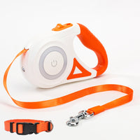 Dog Leash Retractable Leash And Dog Collar Spotlight Automatic Pet Dog Cat Traction Rope For Small Medium Dogs Pet Product