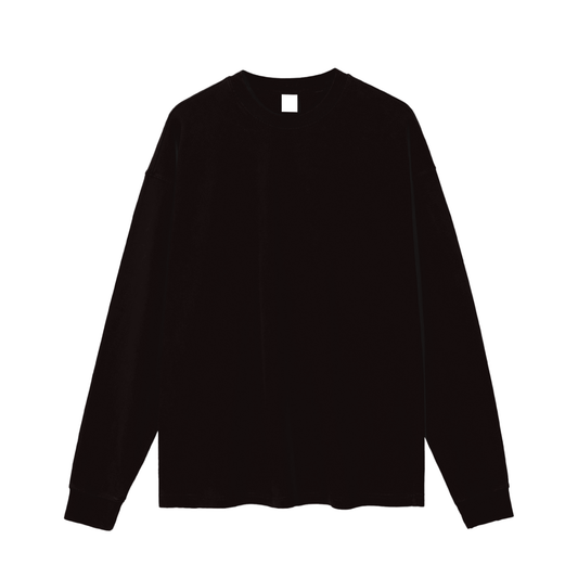 Enzyme Washed Long Sleeve T-shirt