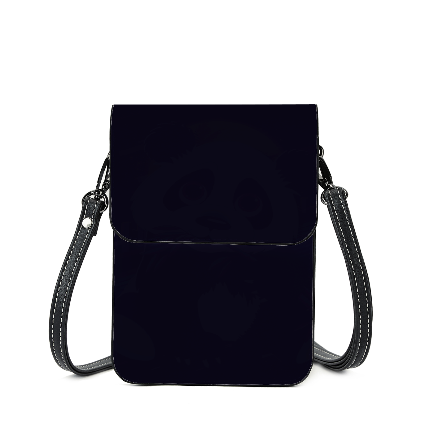 All-Over Print Leather Phone Bag