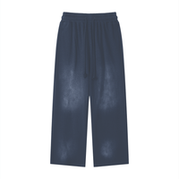 Effortless Athleisure Pure Cotton Handcrafted Monkey Wash Loose fit Sweatpants