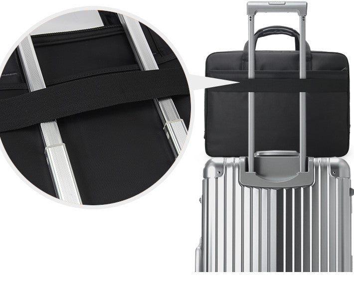 Business Men's Laptop Bag Shoulder Texture