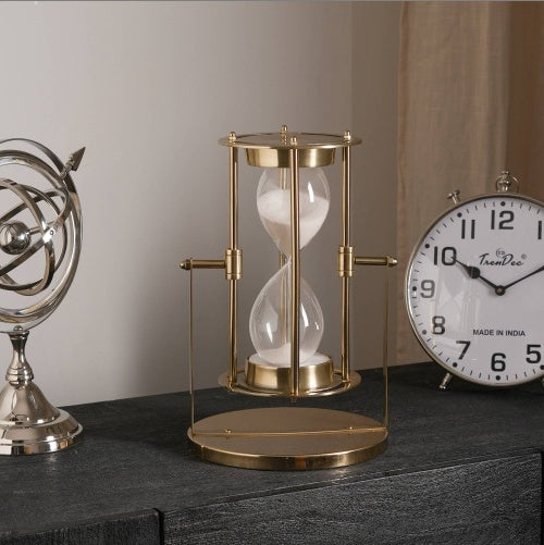 Decorative Aluminium Sand Timer-Hourglass