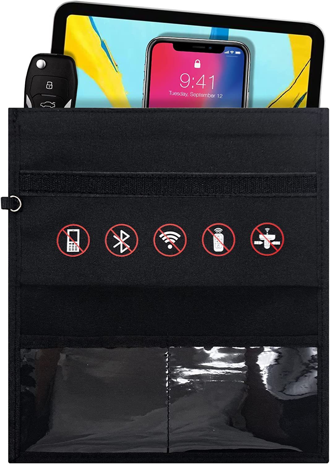 Mobile Phone Anti-radiation Signal Shielding Bag Car Key Protector