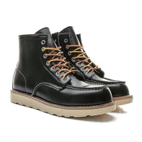 Tooling Leather High-top Martin Boots