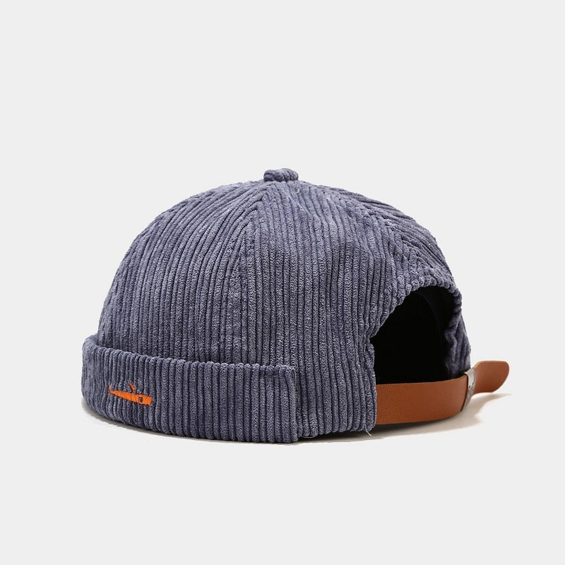 New Corduroy Chinese Landlord Hat Men And Women