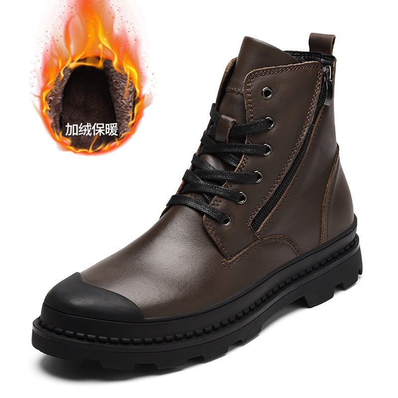 Top layer cowhide Martin boots