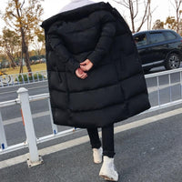 Over the knee down jacket men's long coat