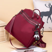 All-Match Oxford Cloth Bag Simple Canvas Travel Backpack