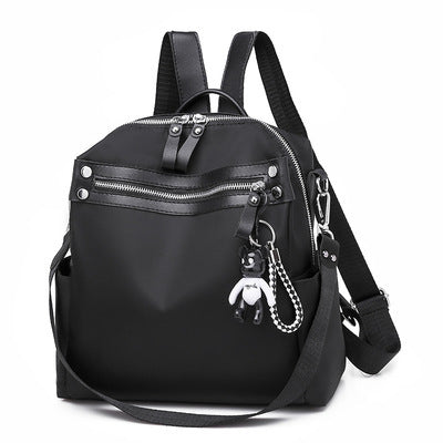 All-Match Oxford Cloth Bag Simple Canvas Travel Backpack