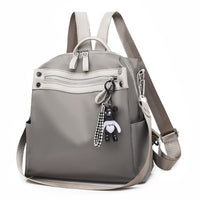 All-Match Oxford Cloth Bag Simple Canvas Travel Backpack