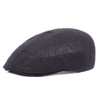 NET hat summer Beret men's mesh cap British casual Sun Hat Women's straw hat