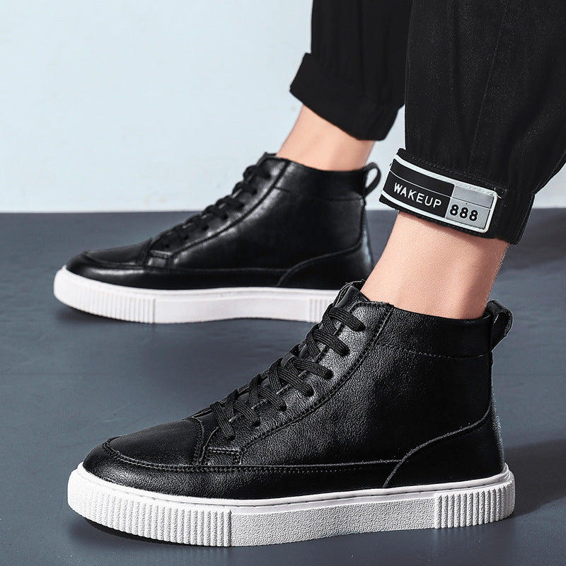 British Style Men'S Leather Boots