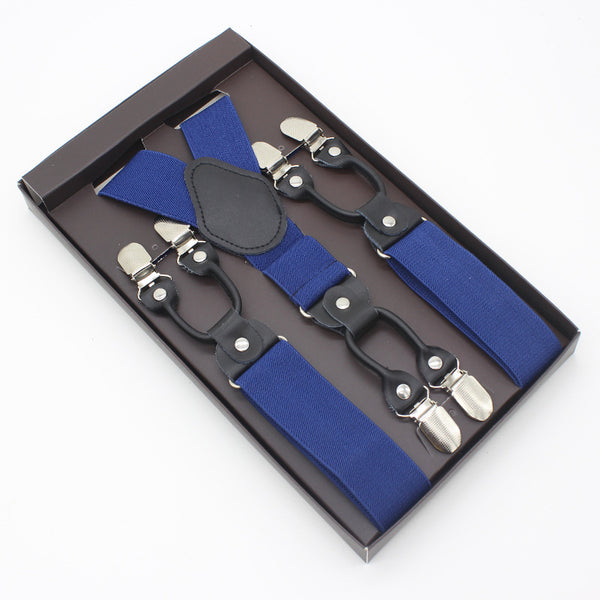 Tailored Trousers With Suspenders And Suspenders
