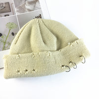Men's And Women's Retro Ripped Knitted Landlord Hat