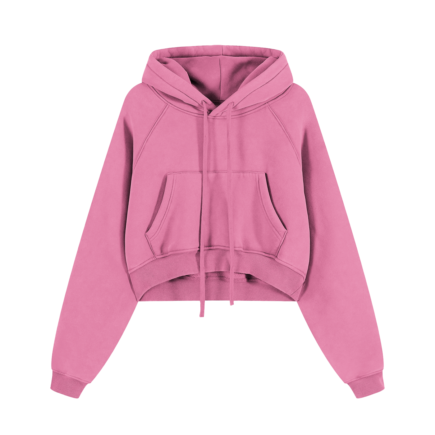 Snow Washed Cropped Hoodie