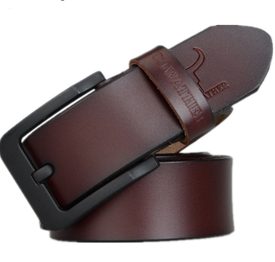 Male pin buckle belt