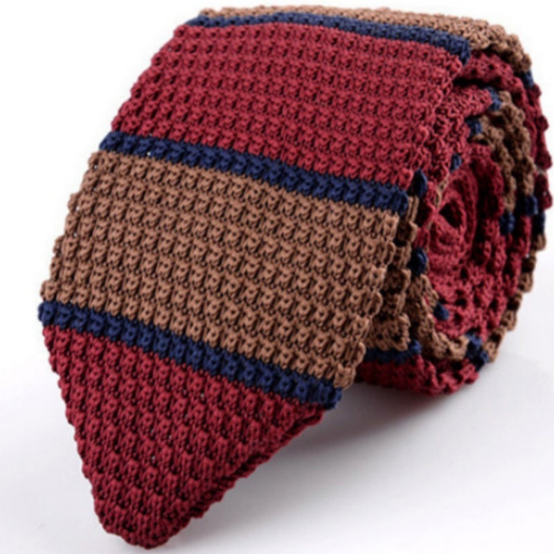 Korean Version Of British Retro Fashion Wool Hand-made Tide Sharp-pointed Necktie