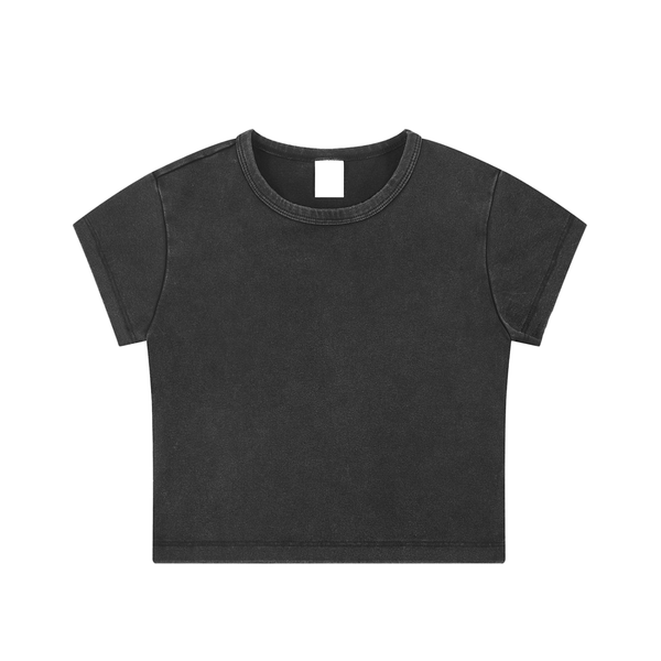 Snow Washed Crop Top