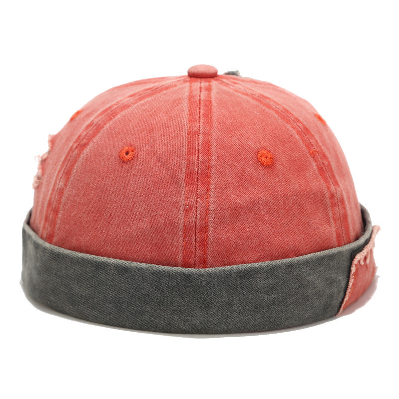 Washed Stitching Landlord Trendy Hip-hop Yuppie Hat