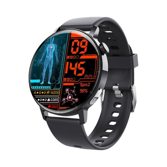 Smart Watch Non-Invasive Blood Glucose Body Temperature Blood Pressure Blood Oxygen Automatic Measurement ECG Ppg Blood Lipid Health Manager