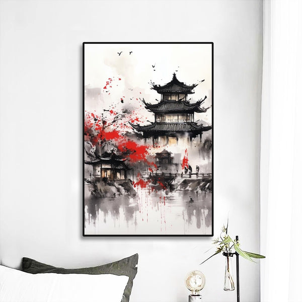 Black Frame Mural
