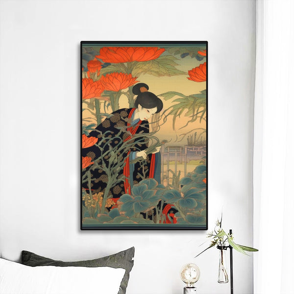 Black Frame Mural
